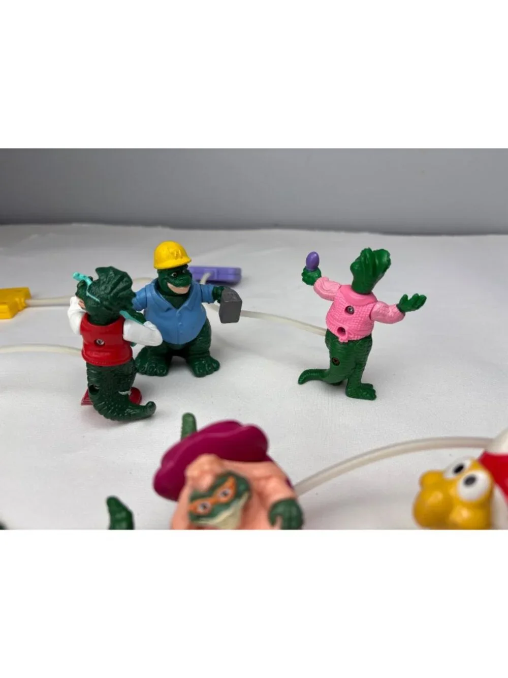 McDonalds 1990s Dinosaur Family Toys Figurines Set Retro Kids Meal Lot